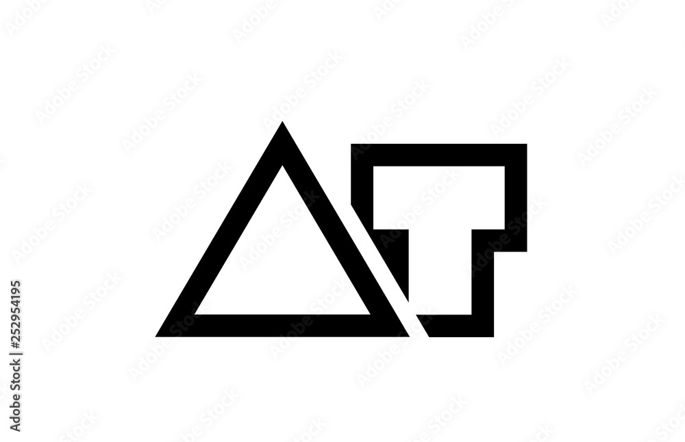 black and white alphabet letter logo combination design black and white alphabet letter logo combination design