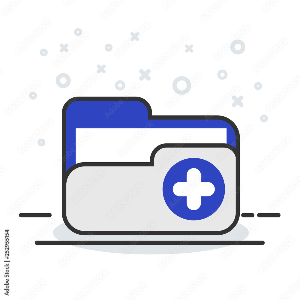 vector icon of hospital paper vector icon of hospital paper
