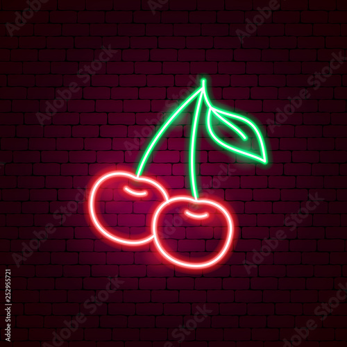 Cherry Neon Sign