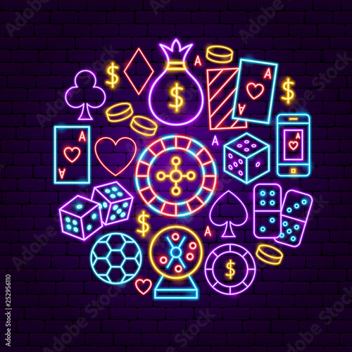 Night Casino Neon Concept