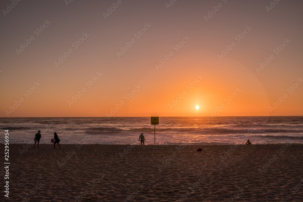 sunrise at the beach