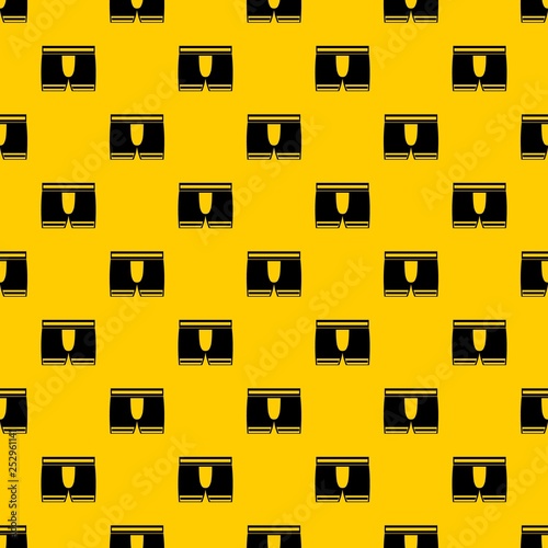 Man boxer briefs pattern seamless vector repeat geometric yellow for any design