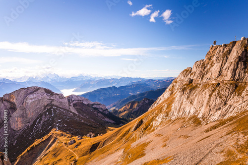 Beautiful Mountain Landscape in Switzerland