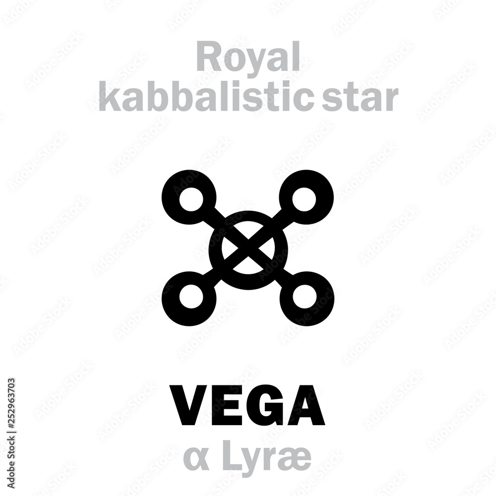 Astrology Alphabet: VEGA (α Lyræ), «Vultur Cadens» (The Falling Vulture), alt.name: Wega. Hieroglyphic sign (hermetic kabbalistic magic symbol by Cornelius Agrippa from «Occult Philosophy», 1533). Astrology Alphabet: VEGA (α Lyræ), «Vultur Cadens» (The Falling Vulture), alt.name: Wega. Hieroglyphic sign (hermetic kabbalistic magic symbol by Cornelius Agrippa from «Occult Philosophy», 1533).