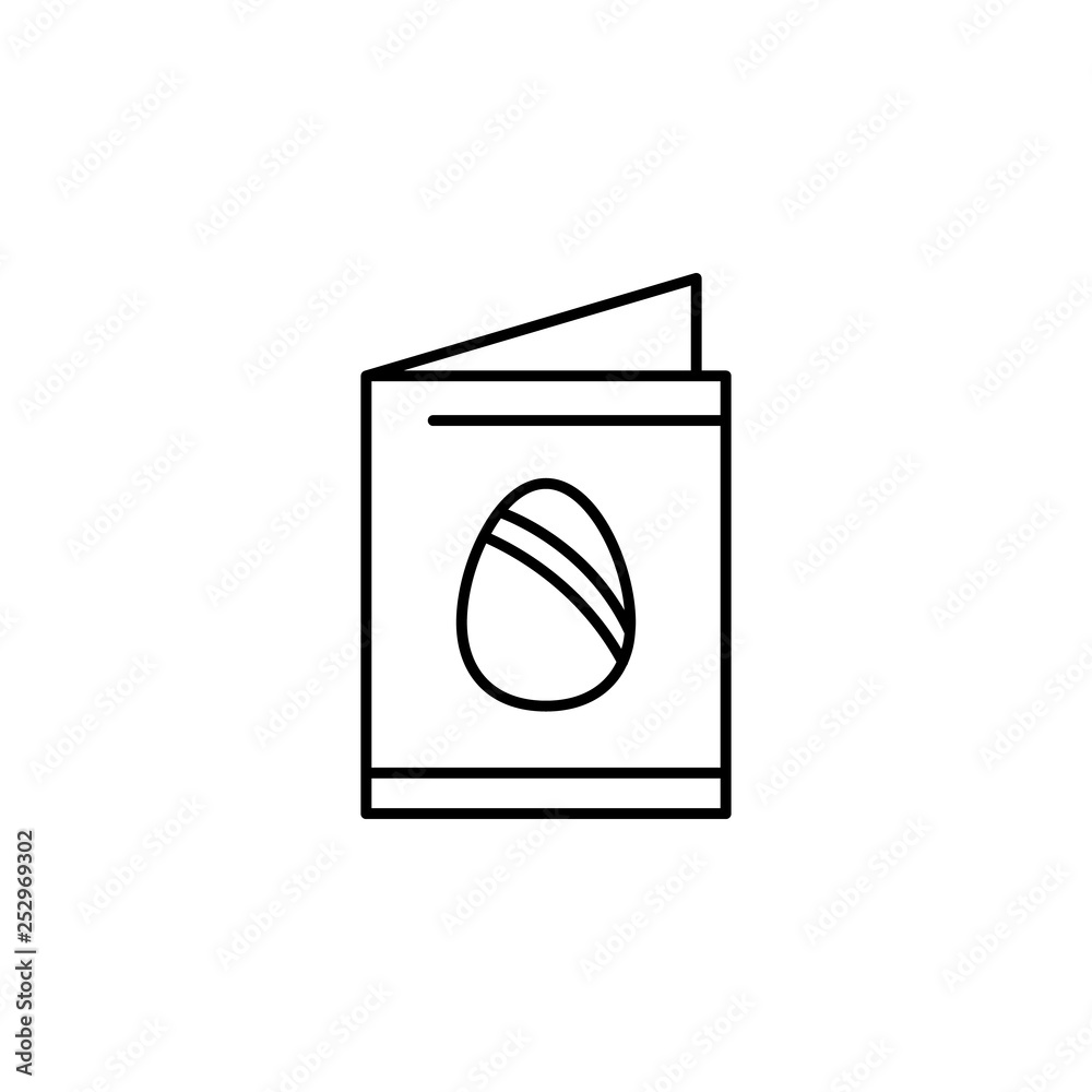 card, Easter, egg icon. Element of easter day icon. Thin line icon for website design and development, app development. Premium icon card, Easter, egg icon. Element of easter day icon. Thin line icon for website design and development, app development. Premium icon