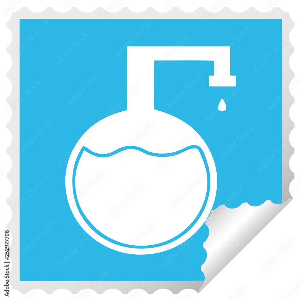 square peeling sticker cartoon science experiment square peeling sticker cartoon science experiment