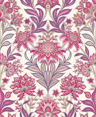 Fotobehang Paisley patronen Stijlvol paisley dessin naadloze stijl  © 44ee32e