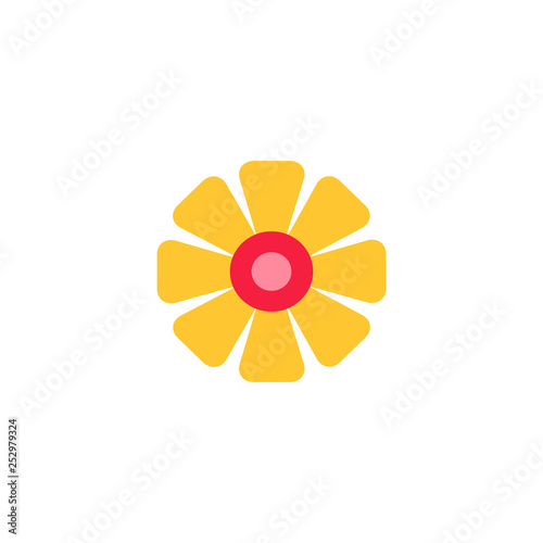 Universal Flower icon to use in web and mobile UI,