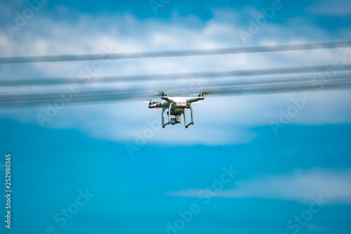 Fototapeta Naklejka Na Ścianę i Meble -  Drone flying