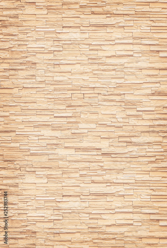 pattern of decorative slate stone brown wall surface