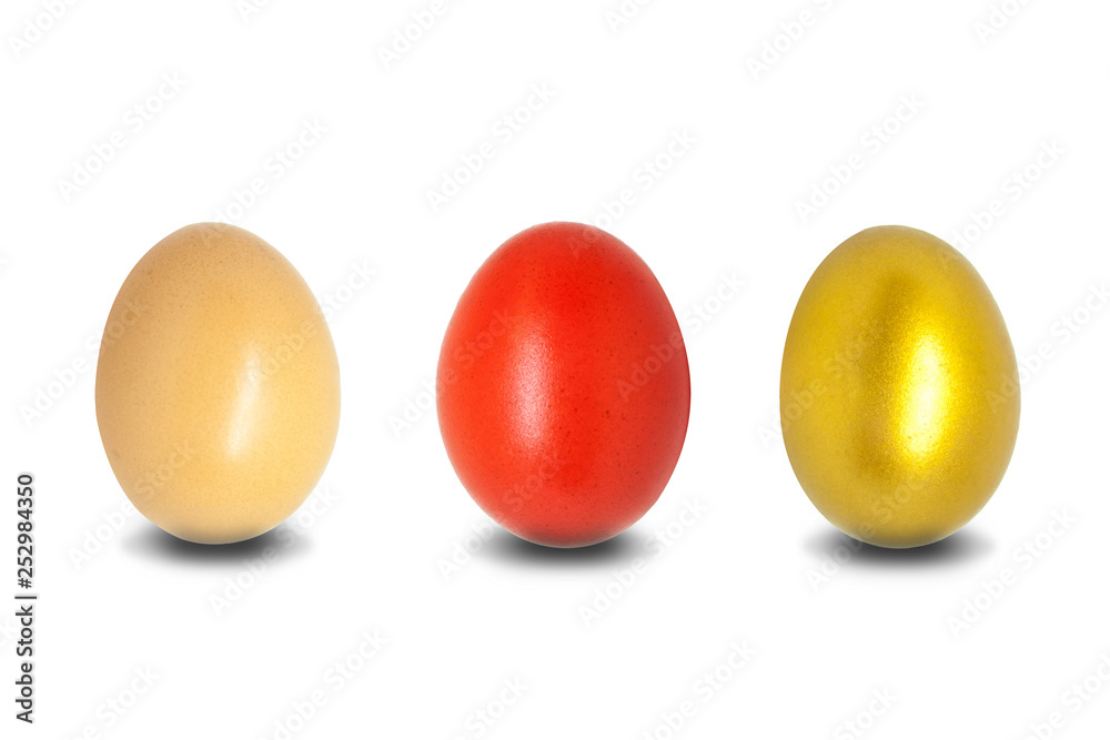 Close up group of colorful fresh eggs isolated on white background. Close up group of colorful fresh eggs isolated on white background.