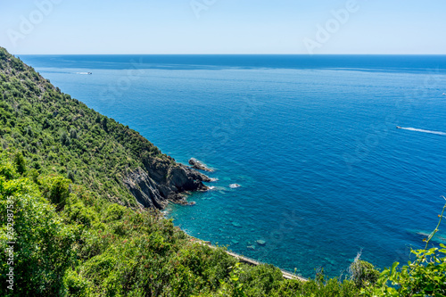Fototapeta Naklejka Na Ścianę i Meble -  Italy, Cinque Terre, Corniglia, a large body of water