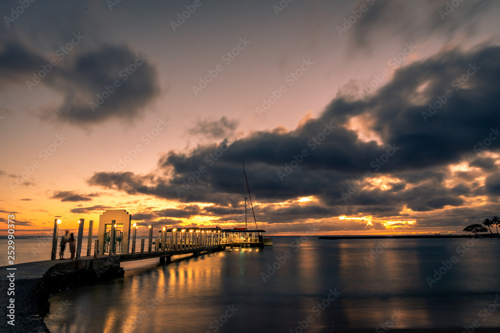 Ocean Pier at Sunset