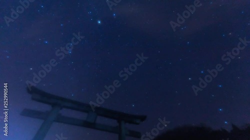 神社と星_4K_30bfp