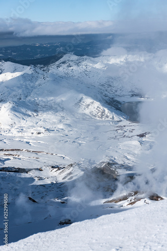Washington State Volcanoes in Winter  © Abigale