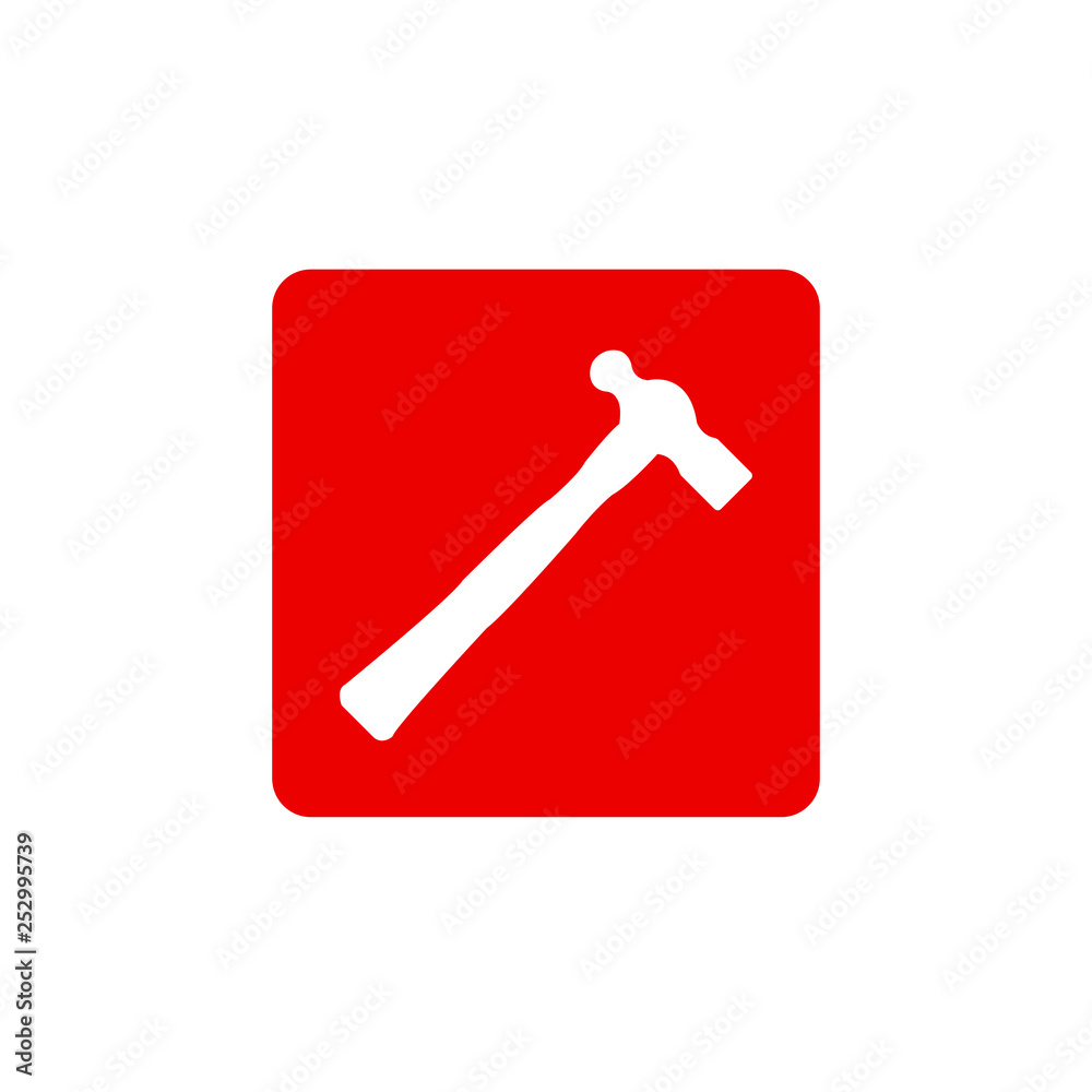 hammer icon. Vector illustration hammer icon. Vector illustration