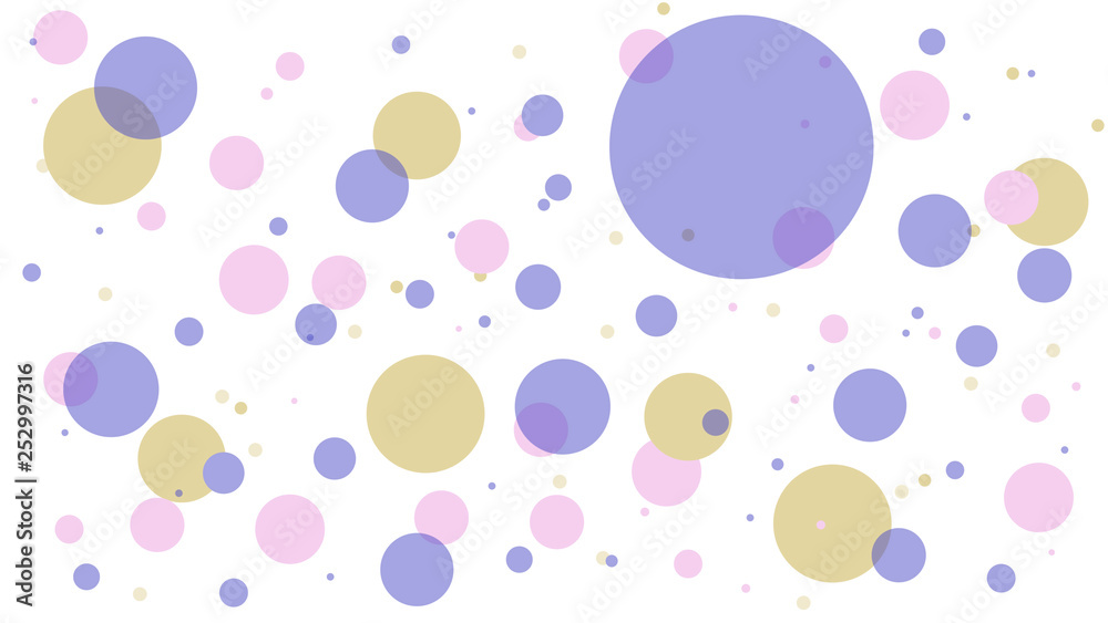Abstract colorful circles on the white background Abstract colorful circles on the white background