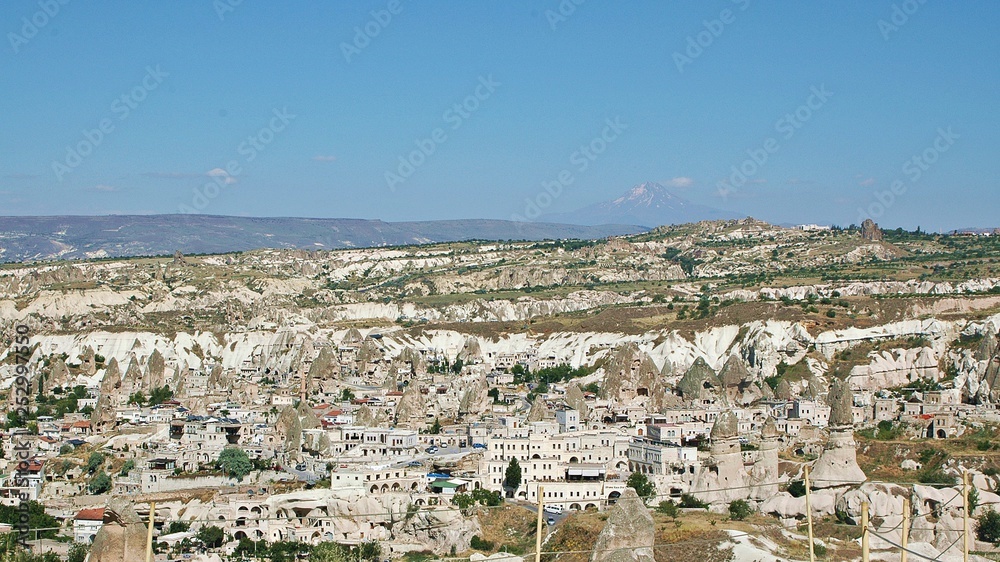 panorama of the city of Cappadocia