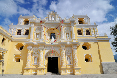 Guatemala, Antigua, La Merced church. photo