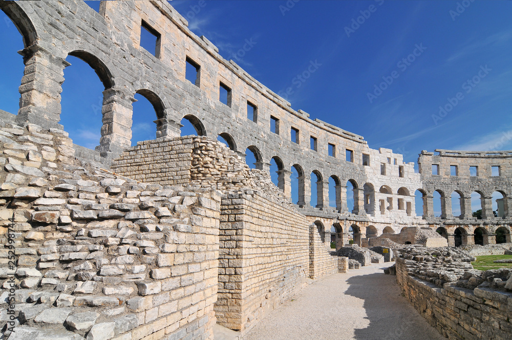 Croatia, Pula, The Pula Arena is the name of the amphitheatre located in Pula, Croatia.