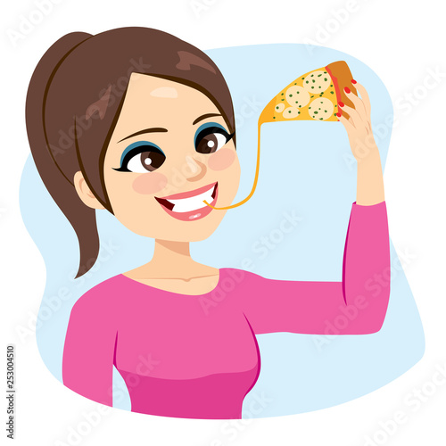 Illustration of young woman...