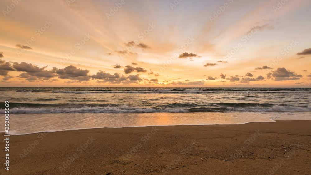 4K sunset beautiful summer with cloudy and burning sky 4K sunset beautiful summer with cloudy and burning sky