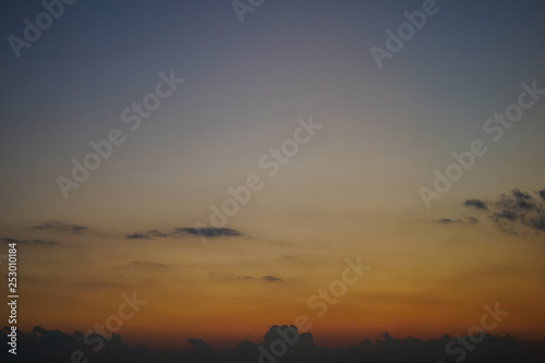 colorful twilight sunset sky