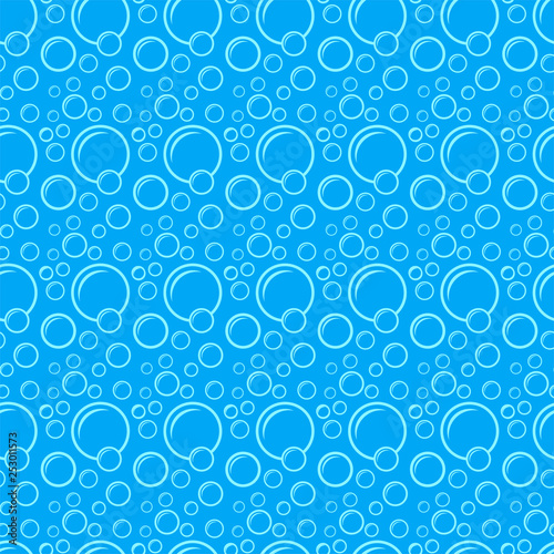 Bubble Icon Seamless Pattern