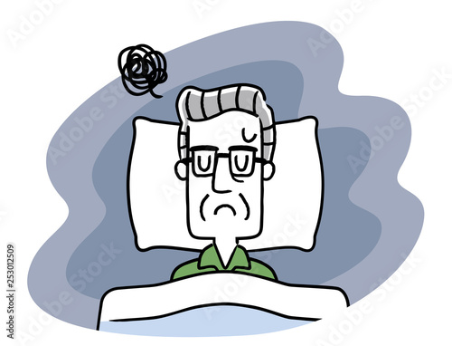 睡眠：シニア男性