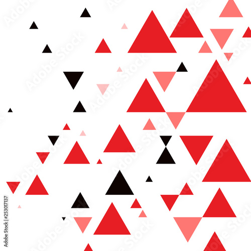 Modern abstract geometric background in minimalist style with triangular shapes. Vector flat cover with elements for design