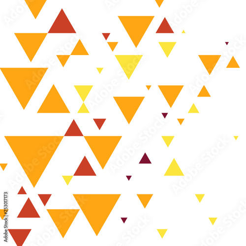 Modern abstract geometric background in minimalist style with triangular shapes. Vector flat cover with elements for design