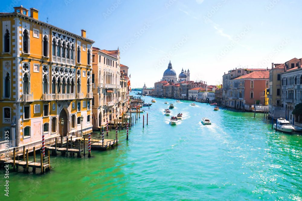Venice, Italy. View of the Grand Canal in Venice