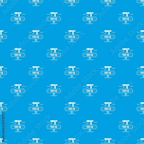 Power tool pattern vector seamless blue repeat for any use