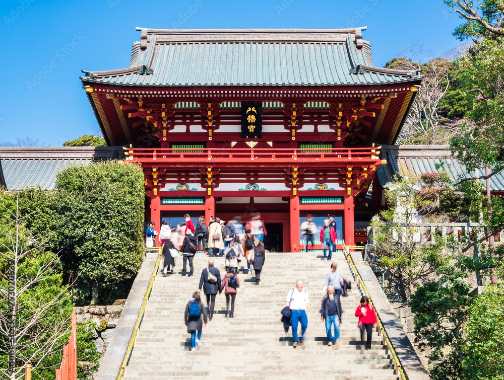鎌倉 鶴岡八幡宮 本宮 Stock 写真 Adobe Stock