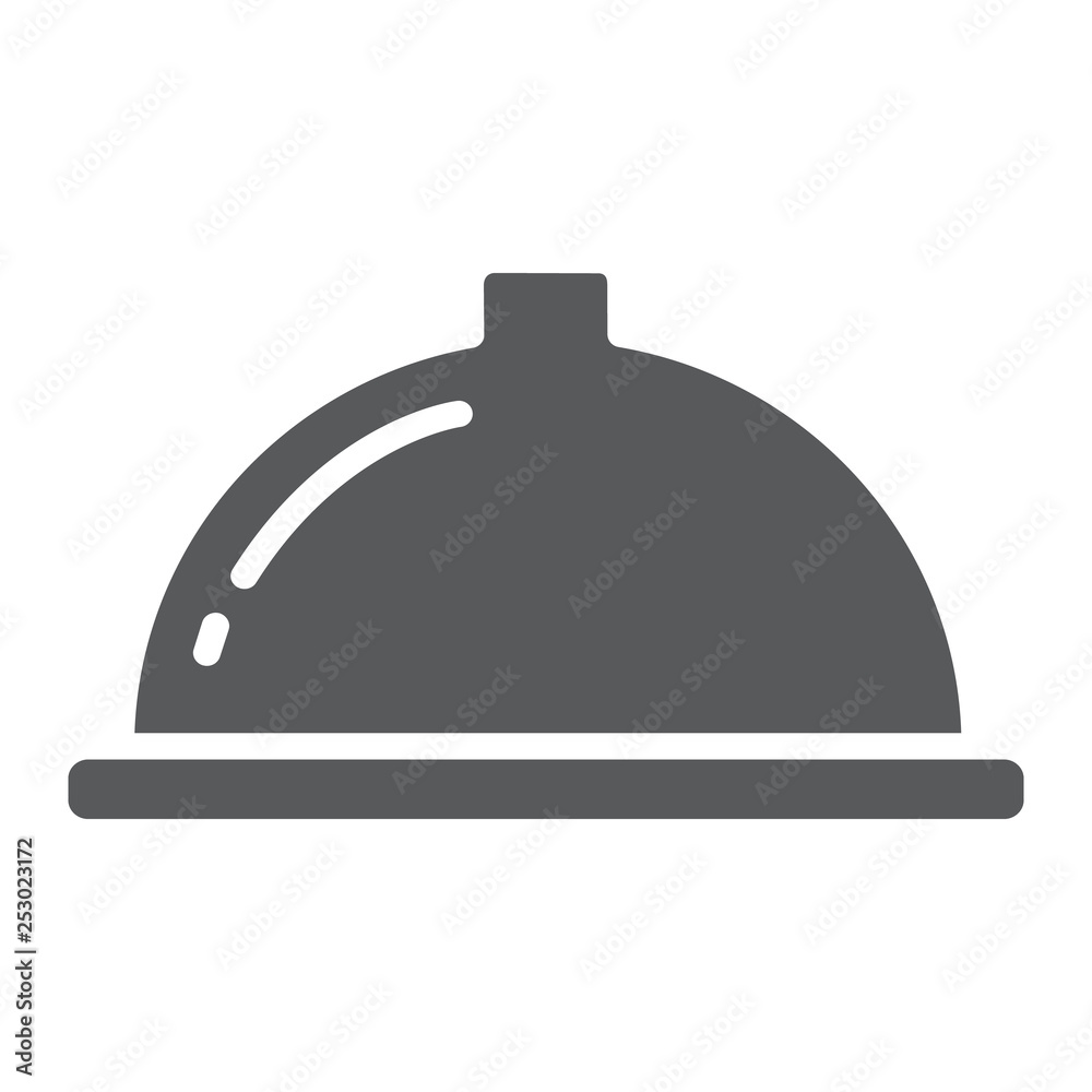 Serving tray glyph icon, food and restaurant, dish sign, vector graphics, a solid pattern on a white background. Serving tray glyph icon, food and restaurant, dish sign, vector graphics, a solid pattern on a white background.