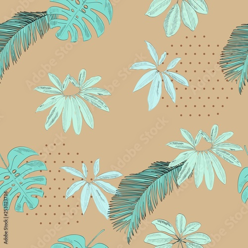 Tropical seamless pattern © Tapilipa