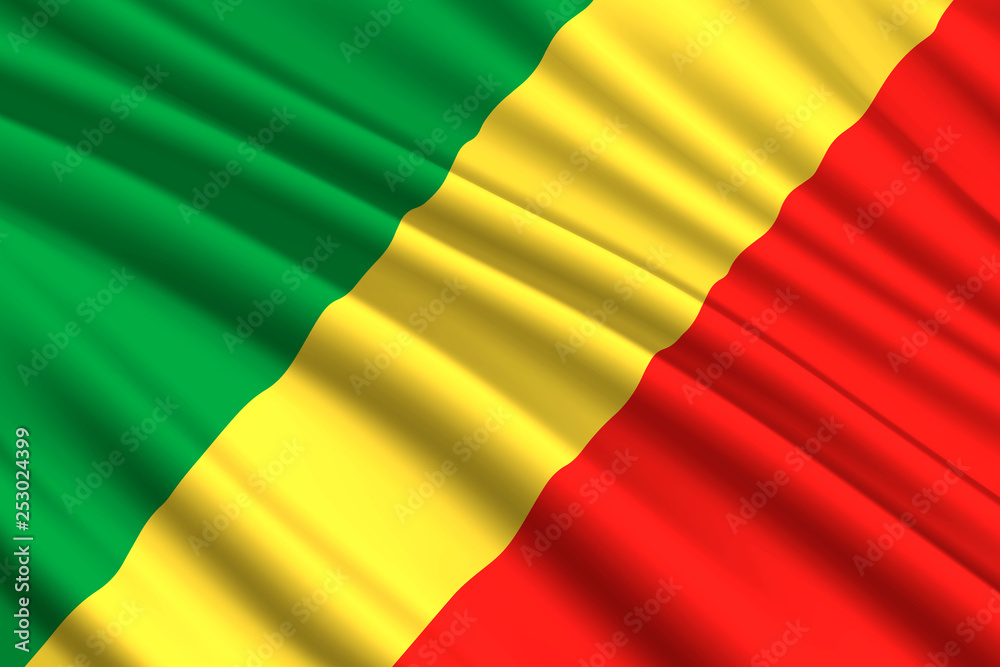 Fototapeta premium waving flag background
