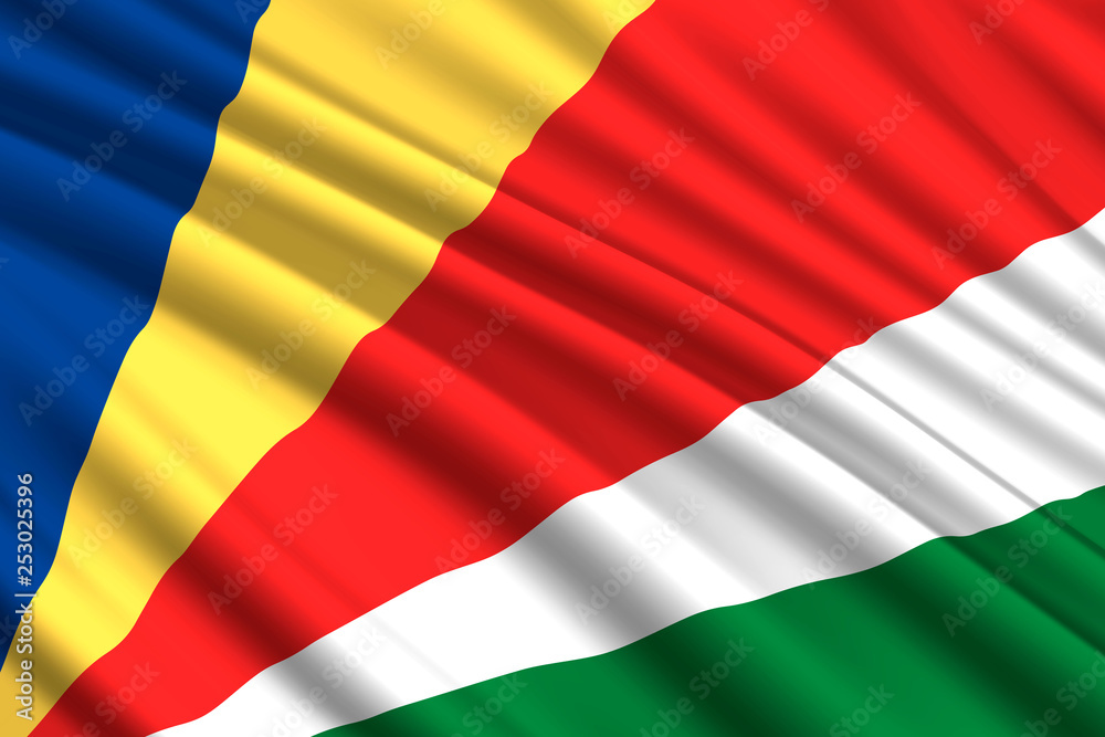 Obraz premium waving flag background