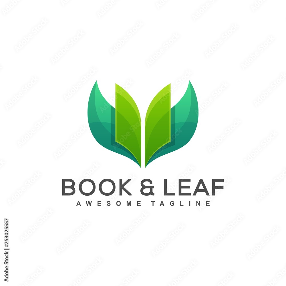Book Leaf Concept illustration vector
