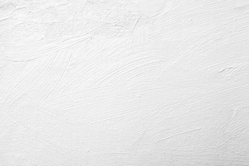 white brush stroke on canvas