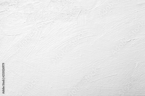 Fotografie, Obraz white brush stroke on canvas