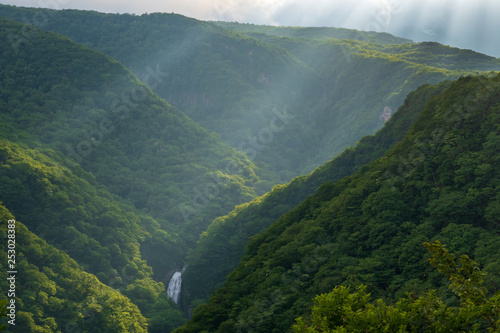 Miyagi Prefecture Zao shaft of light photo