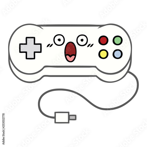 cute cartoon game controller