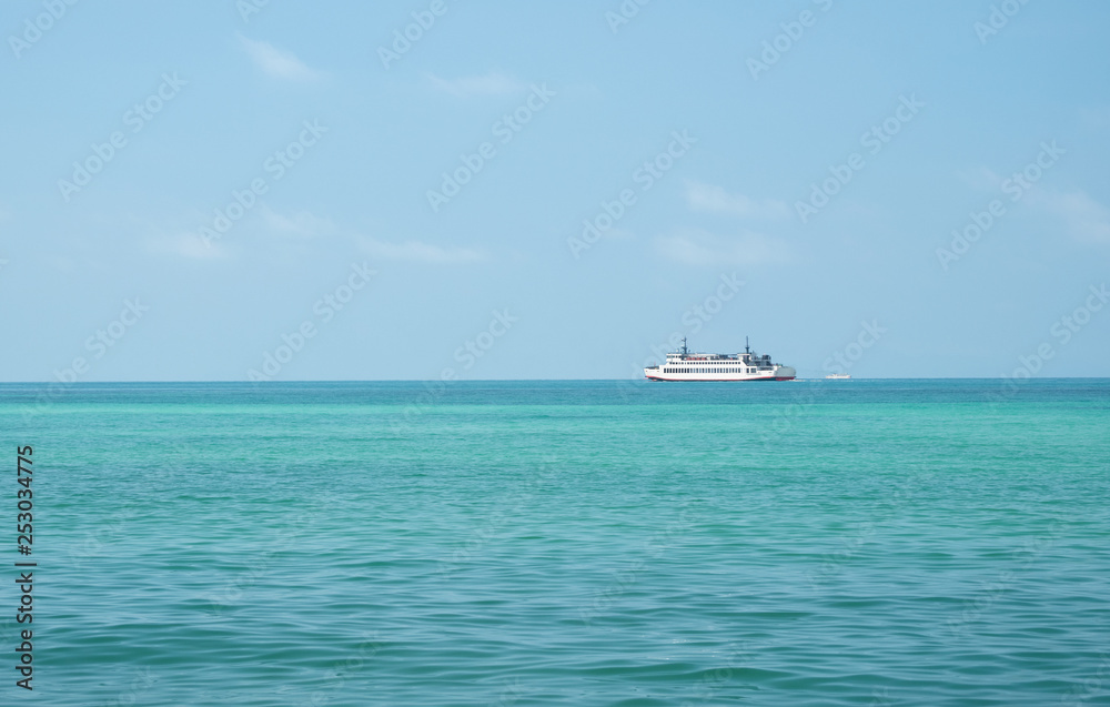 Sea ferry boat in Thailand