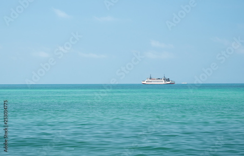 Fototapeta Naklejka Na Ścianę i Meble -  Sea ferry boat in Thailand