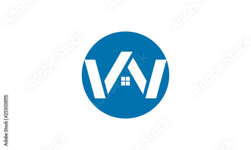 Free Download W letter silhouette logo - GFXLoad