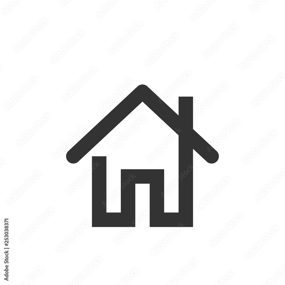 House icon design template vector isolated House icon design template vector isolated