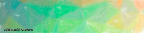 Abstract illustration of green, yellow Watercolor Wash background