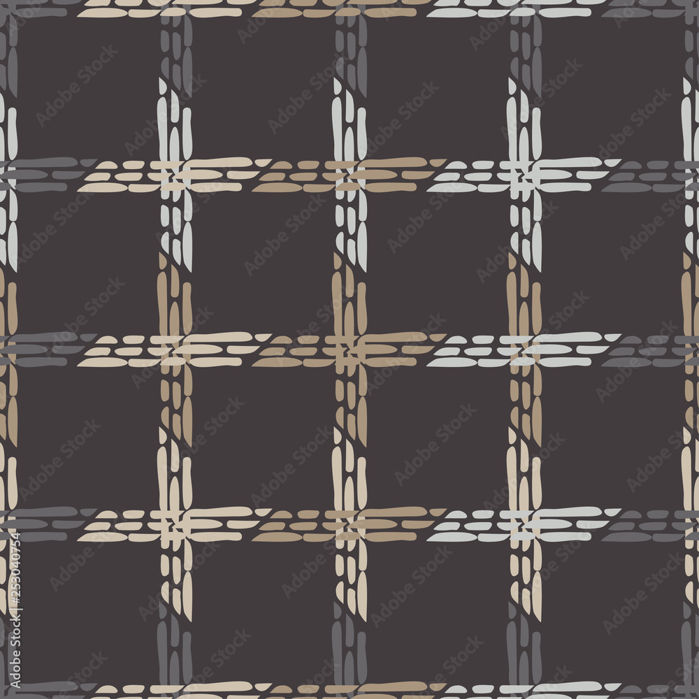 Naklejka premium Ethnic boho seamless pattern. Patchwork texture. Weaving. Traditional ornament. Tribal pattern. Folk motif. Can be used for wallpaper, textile, invitation card, wrapping, web page background.