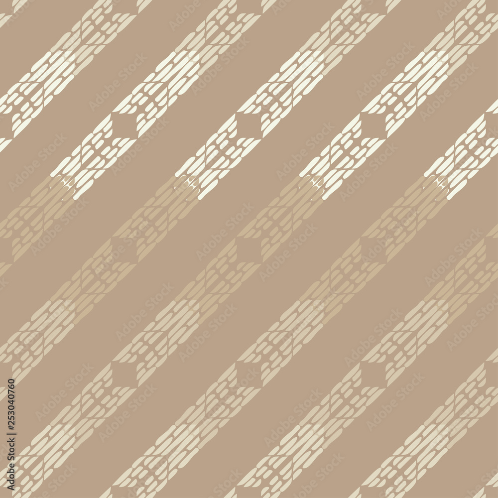 Obraz premium Ethnic boho seamless pattern. Patchwork texture. Weaving. Traditional ornament. Tribal pattern. Folk motif. Can be used for wallpaper, textile, invitation card, wrapping, web page background.